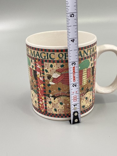 Sakura Coffee Mug Magic of Santa by Debbie Mumm Christmas Cup Holiday Season - Picture 5 of 6