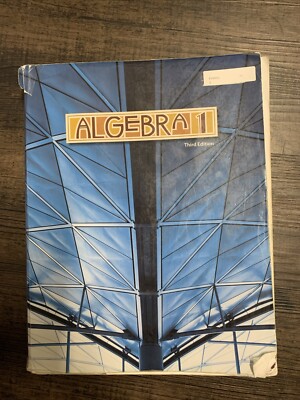 BJU Press Algebra I - Student Textbook, Third Edition, High School Math Book