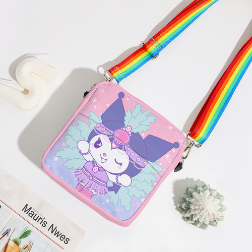 Kuromi Anime Shoulder Bag Messenger Tote Customized Storage Mini Child - Picture 41 of 42