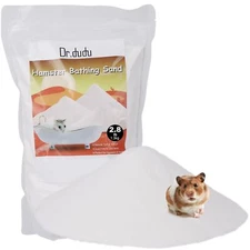 DR.DUDU Hamster Bath Sand 2.8lb Dust Free Desert Sand or Potty Litter Sand fo...