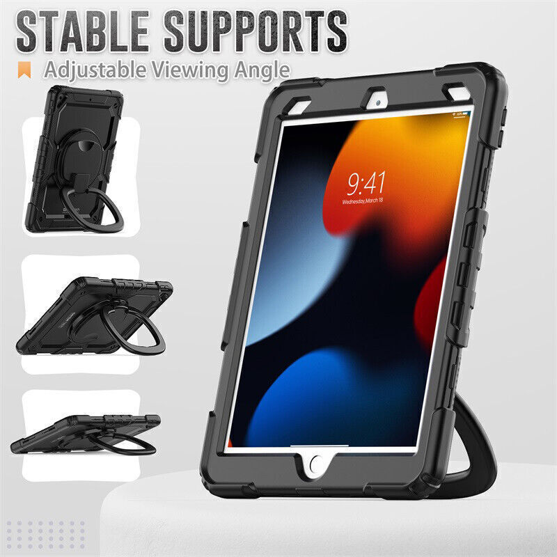 CUSTODIA ROBUSTA GORILLA TECH PER IPAD PRO 12.9, 11, AIR 5/4, IPAD 10 – CON CINTURINO