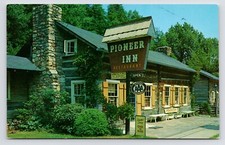 Pioneer Inn Restaurant Great Smokies Gatlinburg Tennessee TN 1960s Postcard