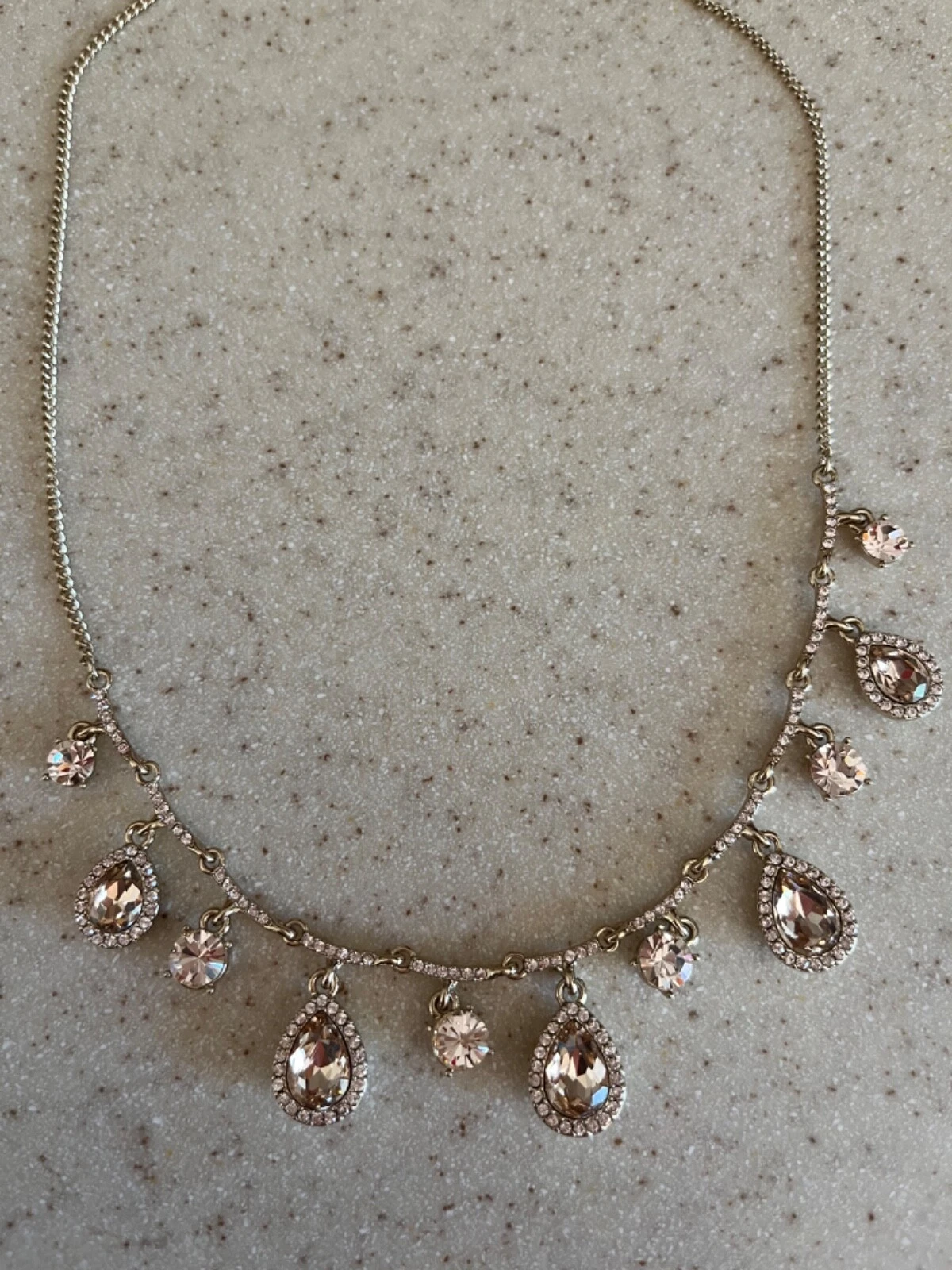 Collana Frontale Pietra Tono Oro Givenchy