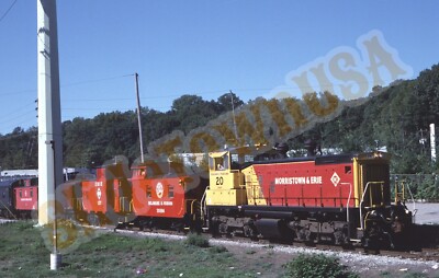 Vtg 2002 Train Slide 20 ME Morristown & Erie Engine X2O056