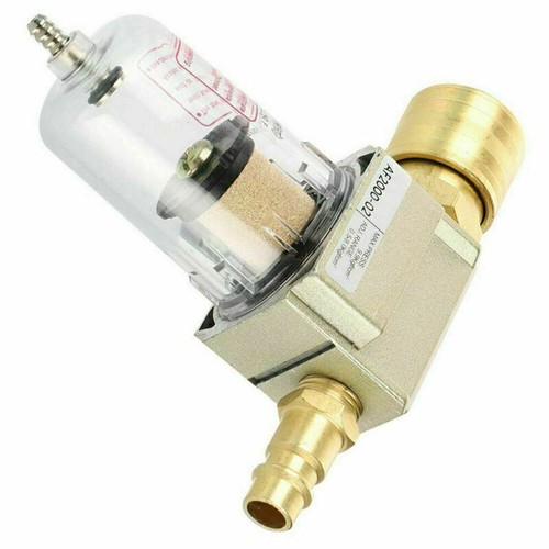 Wasserabscheider Druckluftfilter Ölabscheider INKLUSIVE 1/4" Schnellkupplung-Kit - Bild 5 von 12