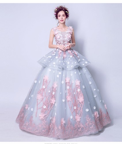 Noble Evening Formal Party Ball Gown Prom Bridesmaid Acting Wedding Dress TS2352 - Picture 4 of 12