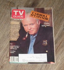 TV Guide 1989 magazine Carroll O’Connor COVER Kelsey Grammer