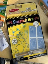 Melissa & Doug Pets Tiere Scratch Art Kratzbi...
