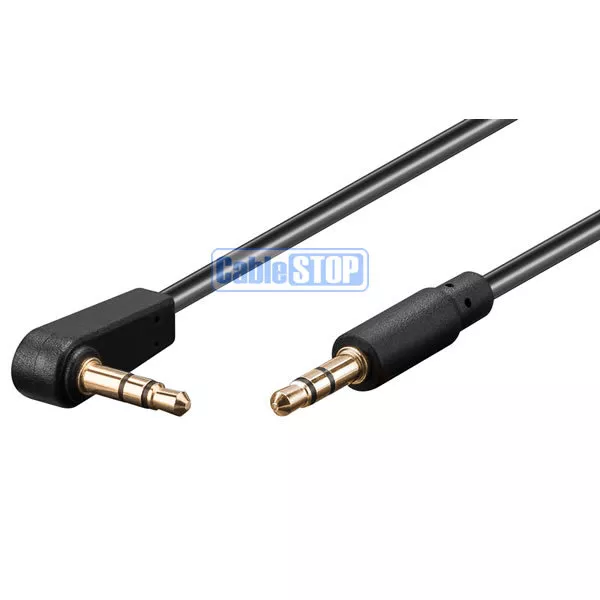 Cable Jack 3.5mm stereo slim male - male 1m