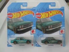 2021 HOT WHEELS  2 SUPER TREASURE HUNT  71 DATSUN 510 162/250 VARIANT COLOR
