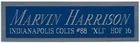 MARVIN HARRISON COLTS NAMEPLATE AUTOGRAPHED SIGNED FOOTBALL-HELMET-JERSEY-PHOTO