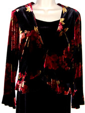 DAVID WARREN  2 - Piece Long Dress Sheer Jacket Set SIZE - 8 New without tags