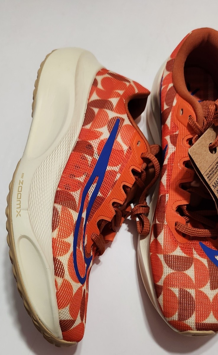 Size 10 - Nike Zoom Fly 5 PRM Safety Orange/Hyper Royal FQ7679-800