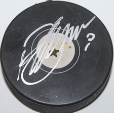 Brandon Morrow signed Dallas Stars Puck w/ case COA