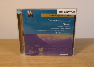 Bruckner Symphony no. 8 Wagner Preludes Hans Knappertsbusch 2 CD