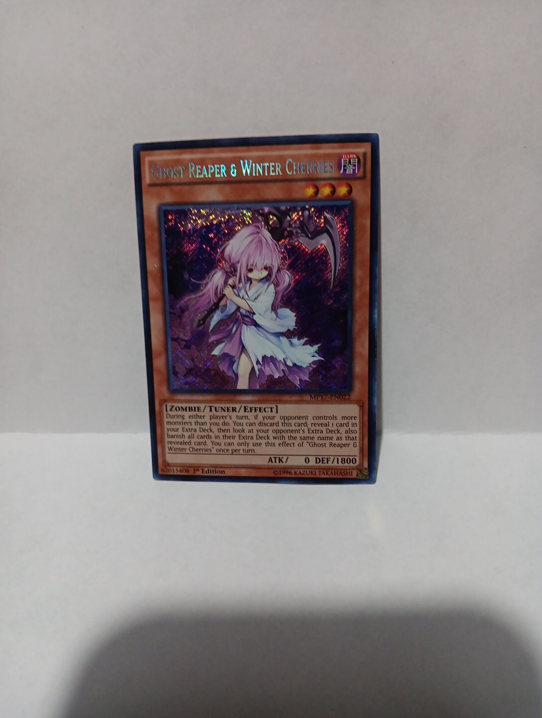 Yu-Gi-Oh! Ghost Reaper & Winter Cherries Alternate Art Field Center Card – From Duel Devastator Set - View #6