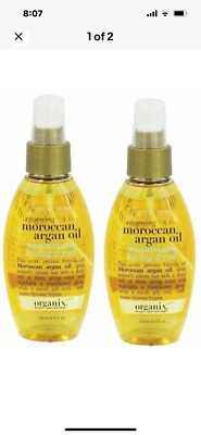 2 PACK OGX Moroccan Argan Healing Oil Spray - 4 fl oz