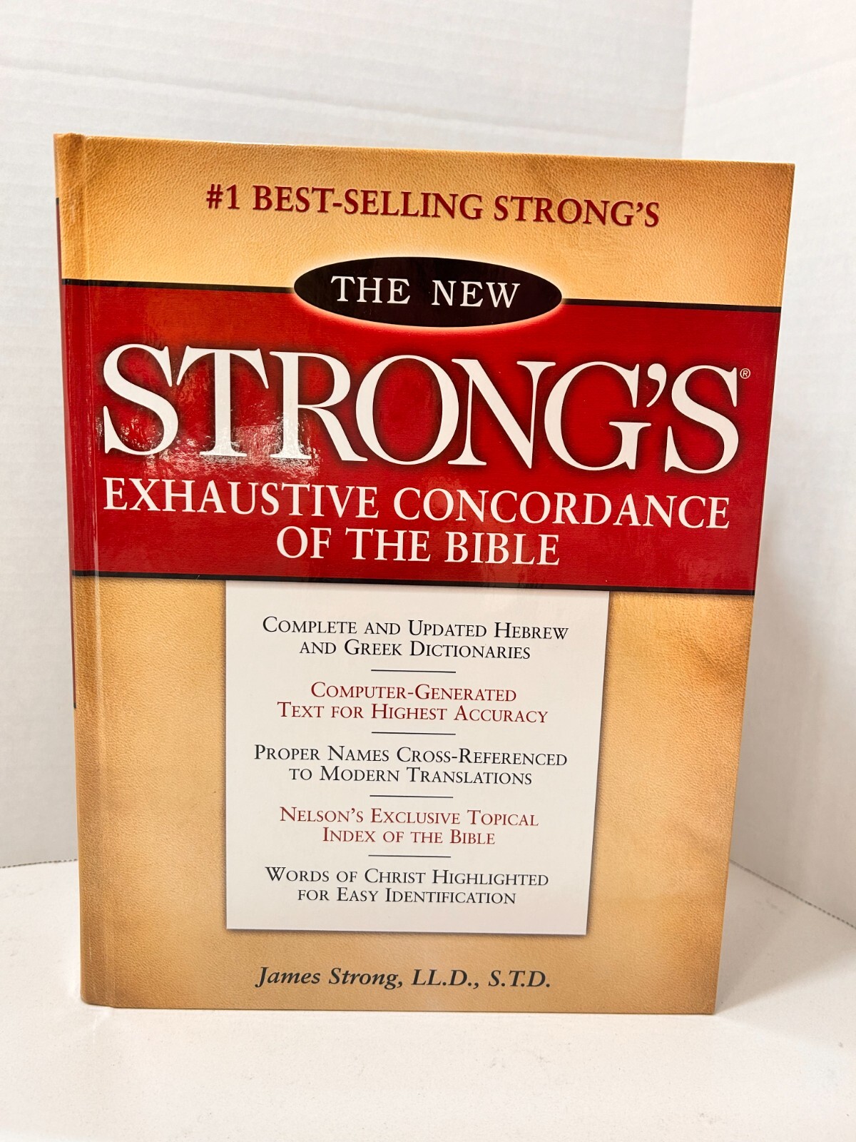 New Strong's Exhaustive Concordance of the Bible Thomas Nelson 1990 HC
