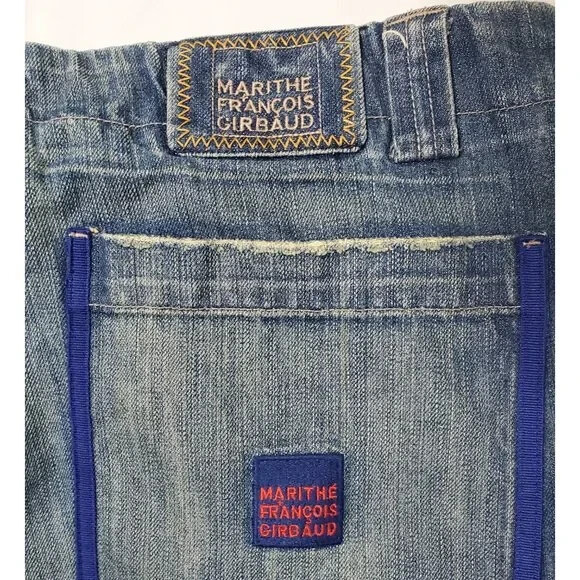 Vtg 1990's Marithe Francois Girbaud Wide Jeans Raver/HipHop