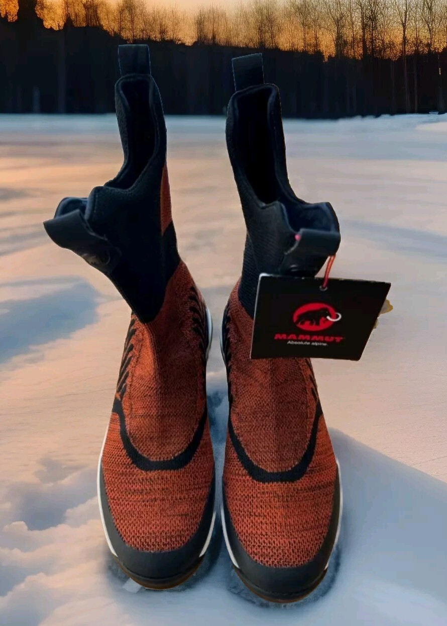 Botas de nieve Mammut black/pepper Falera High WP Woman talla 38 2/3 UK 5,5 como nuevas