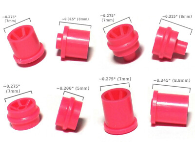 8 BTO Aurora Slot Car AFX Magnatraction and G+ G-PLUS Wheels Set 8894 8893 PINK!