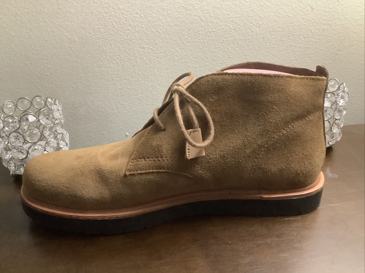 Mia Heritage Tan Chukka Boots Suede Ankle-High Suede Boots | The Wanderer Dune | Hevias Footwear main image 4