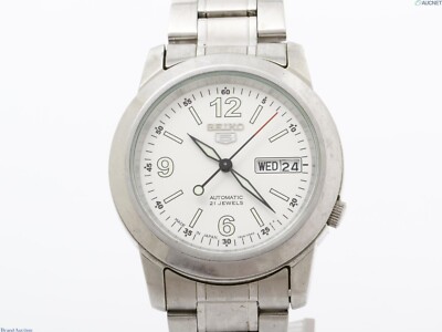 [Exc+5] Seiko5 Automatic 21jewels Herrenuhr Daydate Japan Made 7S26-02W0