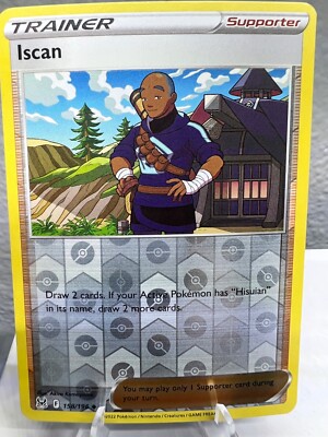 Iscan 158/196 - Lost Origin - Reverse Holo - Uncommon - Pokemon Card - NM