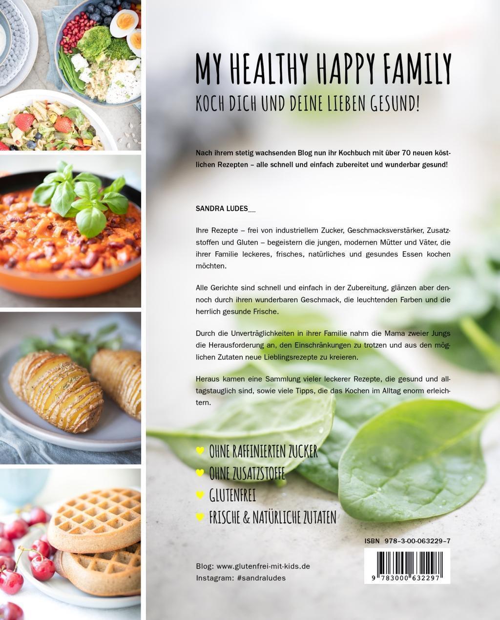 Thumbnail - Ludes Sandra | My Healthy Happy Family | Buch | Deutsch (2019) |
