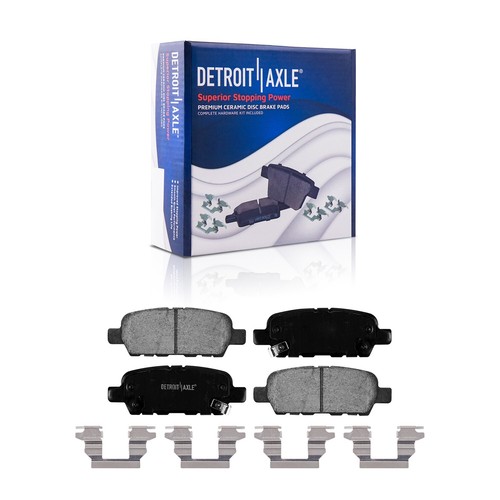 Front Rear Disc Brake Rotors Brake Pads for 2004 - 2009 2011 - 2017 Nissan Quest - Picture 6 of 8