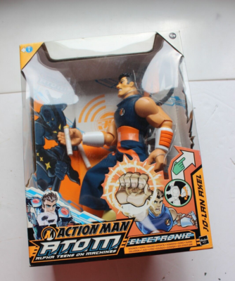 RARE 2005 ACTION MAN A.T.O.M JO LAN AXEL EUROPEAN HASBRO NEW boxed
