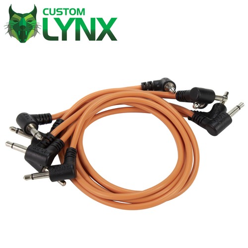 5 Pack - Eurorack Patch Cables. Modular Leads. CV Trigger. Angled 3.5mm Jacks - Picture 15 of 21