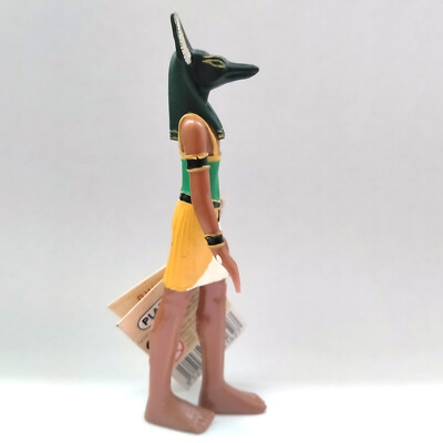 Anubis figure by Plastoy Egyptian gods ancient Egypt collection RARE NEW