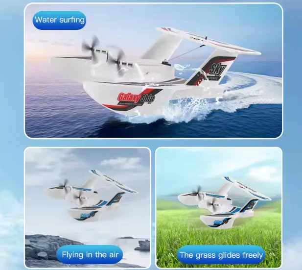 Sea&Air 3CH RC Flugzeuge EPP Fernbedienung Wasserflugzeug Kreiselsegelflugzeug - Bild 2 von 3