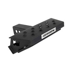 Go Rhino Hs1012t Hs-10 Hitch Step Textured Black For 2 Receivers
