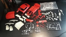 1/25 scale Model car parts  Revell Jaguar XKE coupe body chassis interior