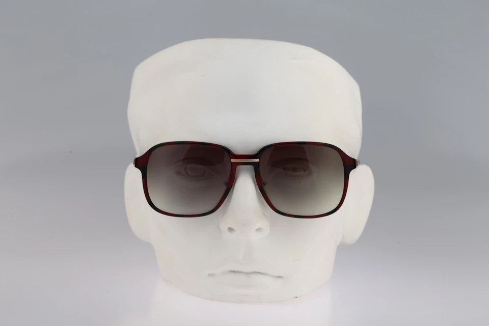 Burberrys by Safilo 8278 3DG, Gafas de sol cuadradas grandes de gran tamaño vintage de los 80 nuevas de stock Foto 2 de 4