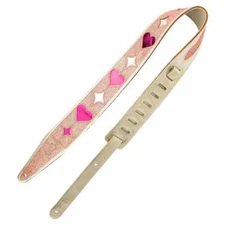 Levy's x Jodi Head '70s Icon Series 2.5" Leather Guitar Strap - Country Queen