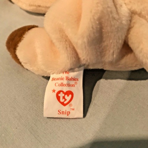 Snip Cat Ty Beanie Baby Creased Tag #4120 1996 PE Retired  $7.99 - 第 10/12 張圖片