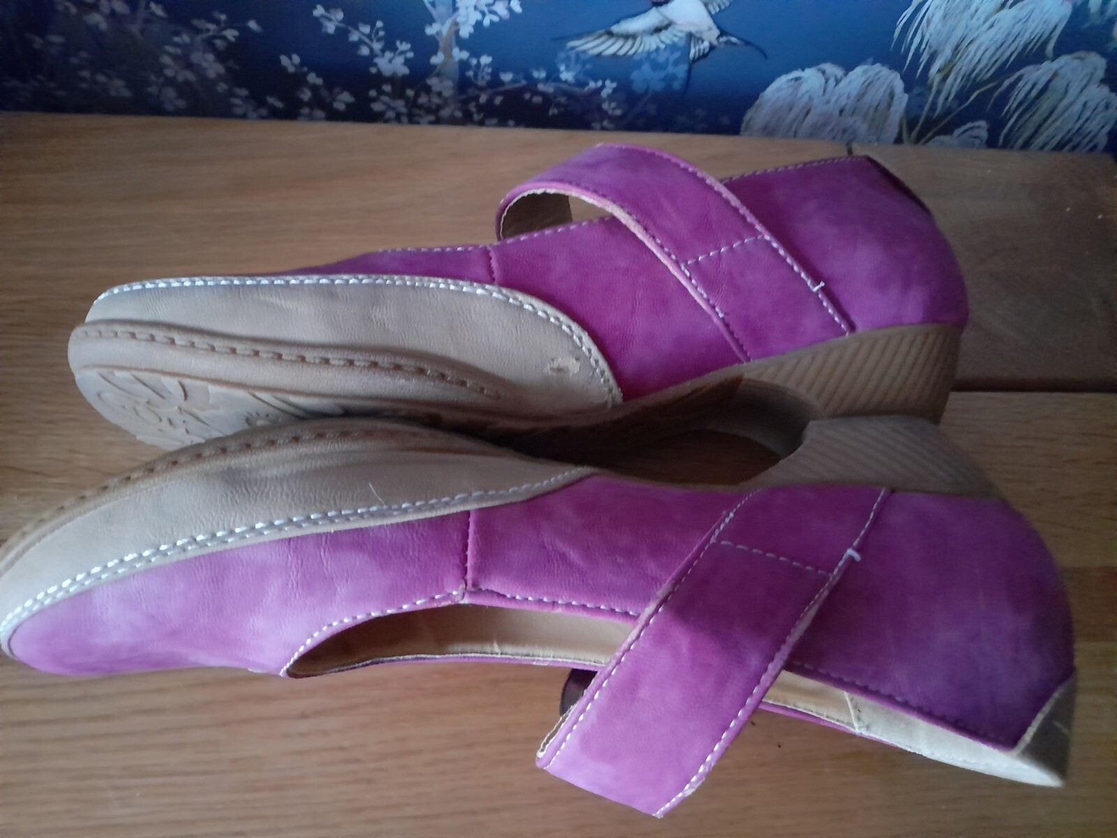 Ladies Wine Coloured Pavers Shoes size 5 Good Condition. eBay