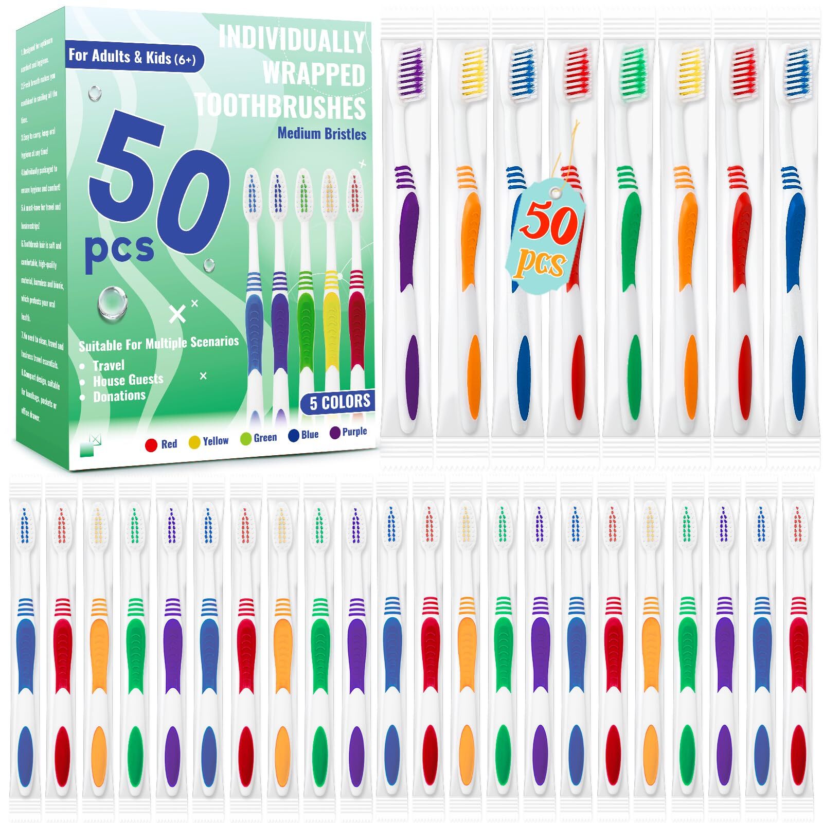 Pack Soft Bristle Indiv...
