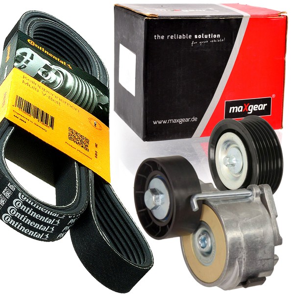 Contitech 6PK1033 Keilrippenriemen-Satz + Spanner FüR Mito Bravo Idea Fiat-image