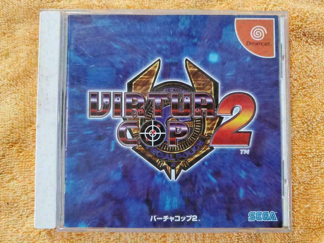 SEGA 2000 Virtua Cop 2 DreamCast DC Used Gun shooting Game SEGA 2000 Virtua Cop 2 DreamCast DC Used Gun shooting Game