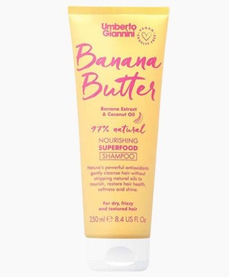Umberto Giannini Banana Butter Coconut Oil Nourishing Superfood Shampoo 250ml