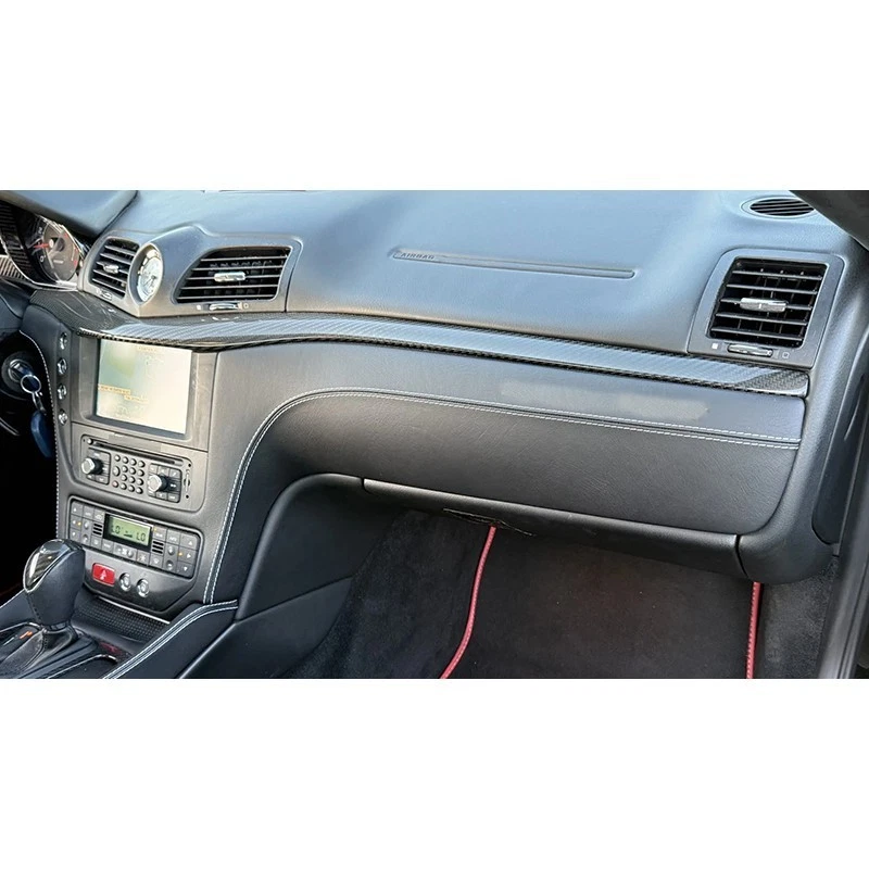Dry Carbon Fiber Dashboard Panel Cover for Maserati GranTurismo GC 2008-2019 - Image 2 of 4