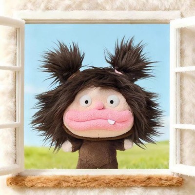 MINISO Abstract Ugly Doll Plush Toy Big Mouth Stuffed Doll YIYA