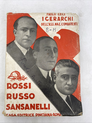 PAOLO CECI - DIE HIERARCHEN DER ITALIENISCHEN VEREINIGUNG DER ROTEN KÄMPFER RUSSISCH SANSA