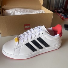 Adidas Lego Grand Court 2.0 Black  Red Men's Sz 9.5
