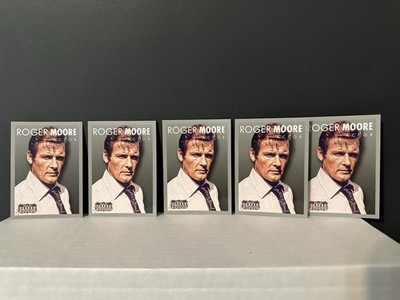 Roger Moore 5X Lot Card #51 2015 Panini Americana FREE SHIP James Bond The Saint