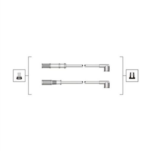 Fits MAGNETI MARELLI 941319170068 Ignition Cable Kit - Image 16